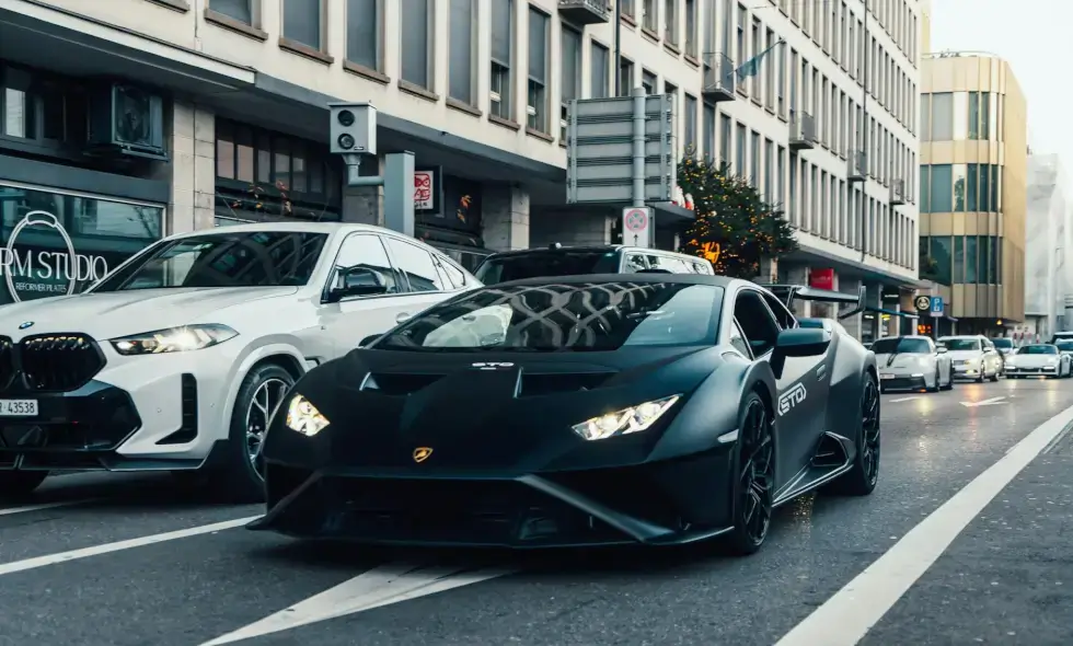 Slowakischer Fahrzeugverkehr und Autobahnsystem