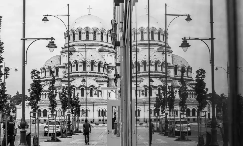 Viaggio in Bulgaria in autostrada