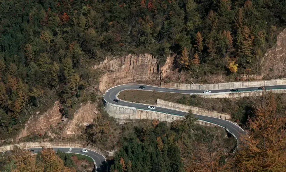 In Rumänien wird ein neuer Abschnitt der Autobahn gebaut.