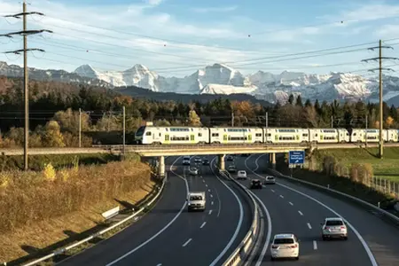 Swiss motorway usage and e-vignette purchase