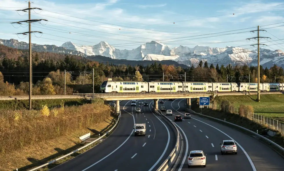 Swiss motorway usage and e-vignette purchase