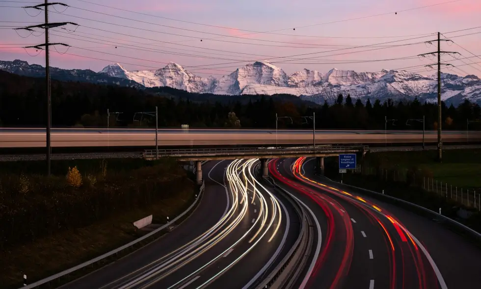 Use of Swiss motorways and the advantages of the digital e-vignette